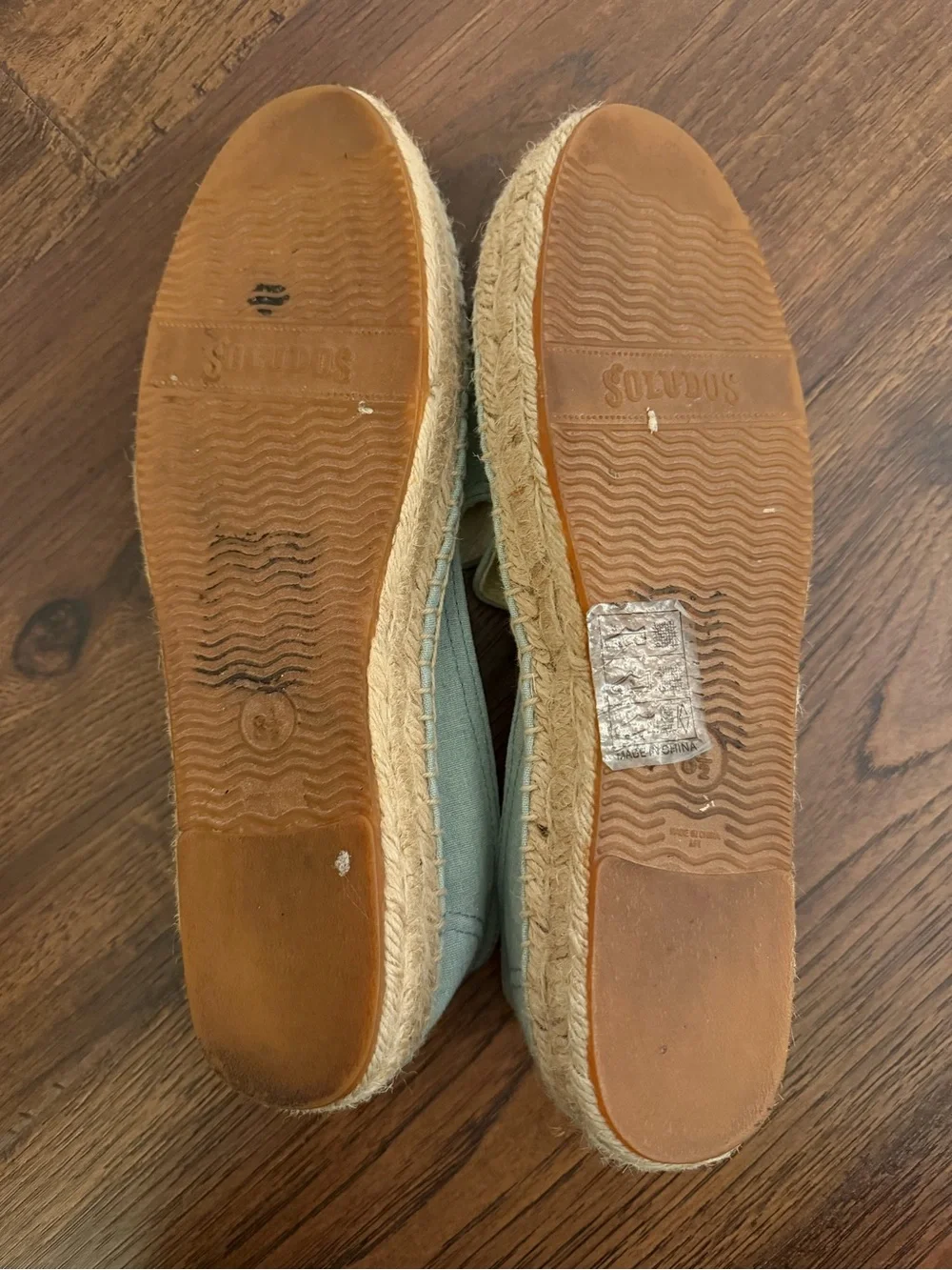 Jason Polan for Soludos Women’s Light Blue Chambray Espadrille Sz 8.5